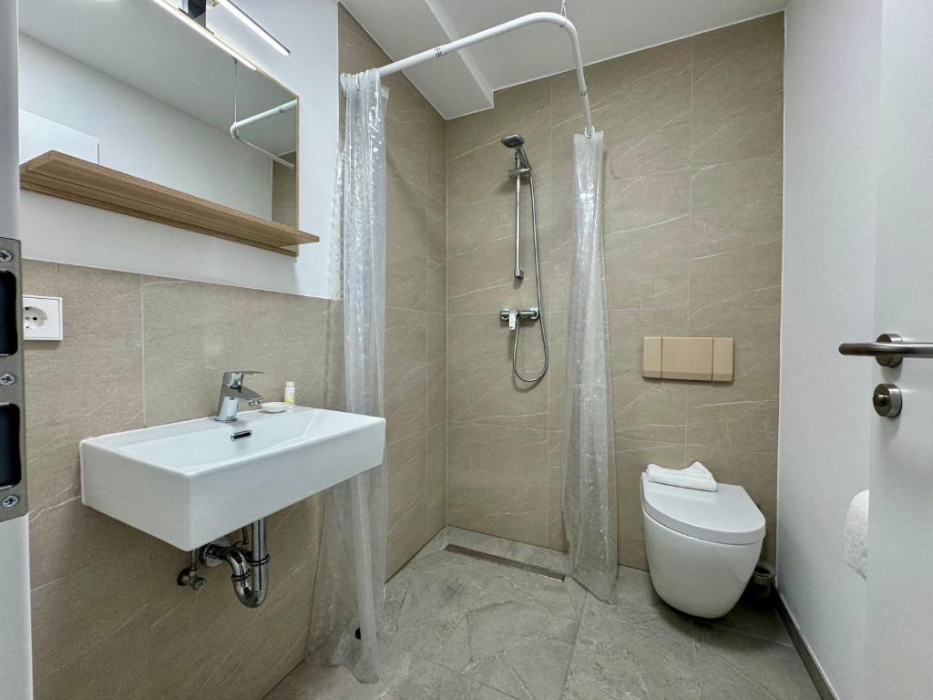 Badezimmer im Dachgeschoss
