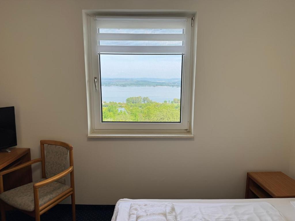 Ausblick aus dem Zimmerfenster